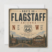Flagstaff Route 66 Berg Invite (Voorkant)