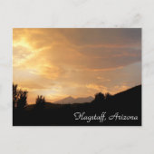Flagstaff Sunset Briefkaart (Voorkant)