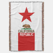 Flagster van de REPUBLIEK KLIFORNIË Deken (Voorkant Verticaal)