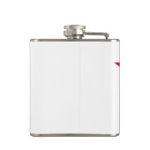 Flagster van de REPUBLIEK KLIFORNIË Heupfles (Achterkant)