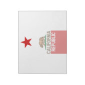 Flagster van de REPUBLIEK KLIFORNIË Notitieblok (Linkerzijde)