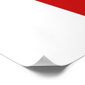 Flagster van de REPUBLIEK KLIFORNIË Poster (Hoek)