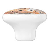 Flagstone natuursteen rots patroon keramische knop (Zijkant)