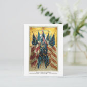 Flagunes nr. 3 voor burgeroorlog briefkaart (Staand voorkant)