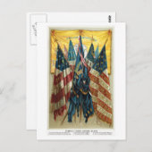 Flagunes nr. 3 voor burgeroorlog briefkaart (Voorkant / Achterkant)