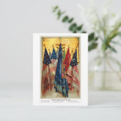 Flagunes nr.6 van de burgeroorlog briefkaart (Staand voorkant)