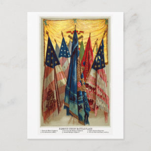 Flagunes nr.6 van de burgeroorlog briefkaart