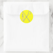 Flail en Crook Ronde Sticker (Tas)