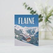 Flaine Skigebied Briefkaart (Staand voorkant)