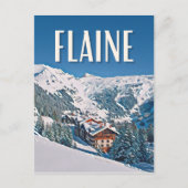 Flaine Skigebied Briefkaart (Voorkant)