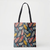 Flair met veren tote bag (Voorkant)