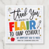 Flair Pen Gift Label (Voorkant)