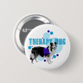 Flair-Therapy Dog 2 Ronde Button 5,7 Cm (Voorkant /achterkant)