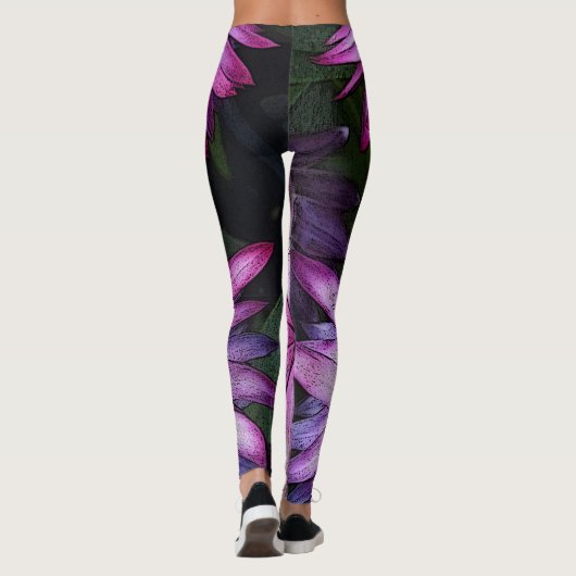 Flair voor Leggings van petals Sexy Flower Womens (Achterkant)