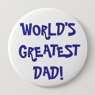 Flair - "WERELDGROOTSTE DAD!" Ronde Button 4,0 Cm