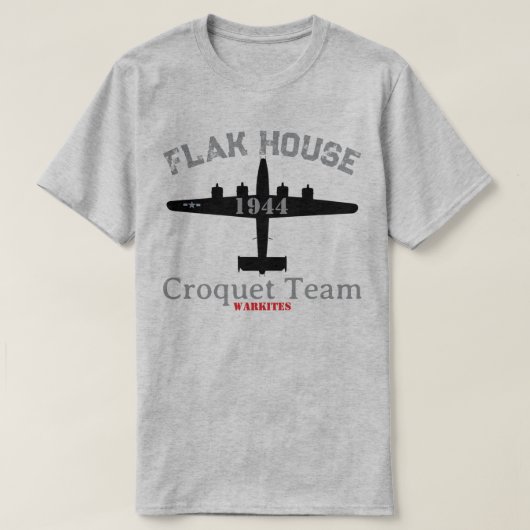 Flak House Croquet Team B-24 T-shirt (Design voorkant)
