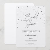 Flakes & Forever Bridal Shower Kaart (Voorkant / Achterkant)