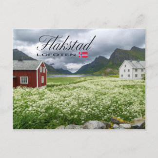Flakstad auf den Lofoten Briefkaart