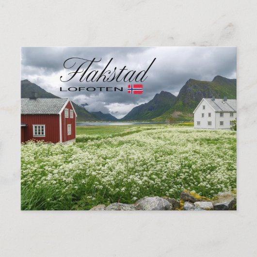 Flakstad auf den Lofoten Briefkaart (Voorkant)