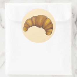 Flaky Buttery Croissant French Pastry Foodie Bread Ronde Sticker