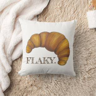 Flaky Buttery French Croissant Foodie Pastry Chef Kussen