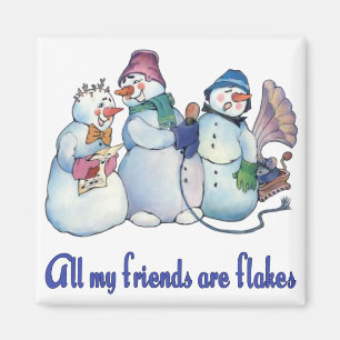 Flaky Friends Magneet