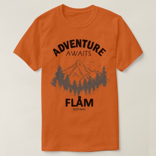 Flam Noorwegen 1 T-shirt (Design voorkant)
