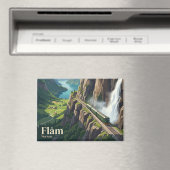 Flåm-spoorlijn Noorwegen Magneet (Insitu (Vaatwasser))