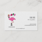 Flamazing Balloons Bus. Kaart Visitekaartje (Achterkant)