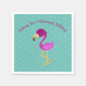 Flamazing Birthday Flamingo Servet (Voorkant)