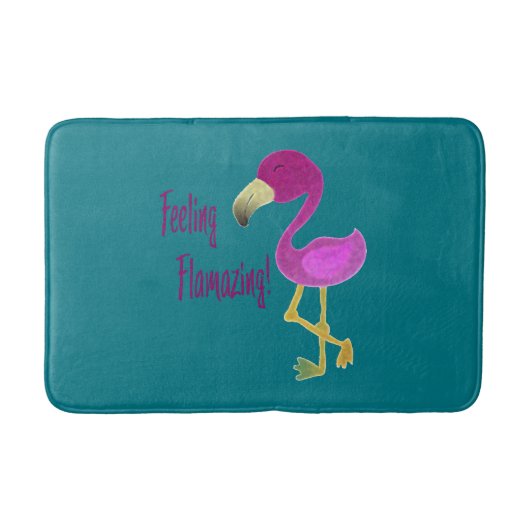 Flamazing Flamingo Badmat (Voorkant)