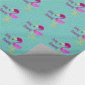 Flamazing Flamingo Cadeaupapier (Hoek)