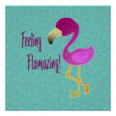 Flamazing Flamingo Perfect Poster (Voorkant)