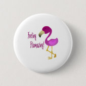 Flamazing Flamingo Ronde Button 5,7 Cm (Voorkant)