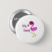 Flamazing Flamingo Ronde Button 5,7 Cm (Voorkant /achterkant)