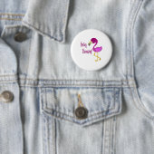 Flamazing Flamingo Ronde Button 5,7 Cm (In situ)
