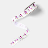 Flamazing Flamingo Satijnen Lint (Achterkant)