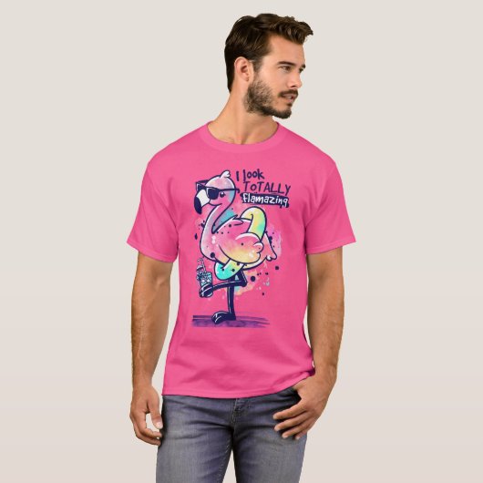 Flamazing Flamingo T-shirt (Voorkant volledig)
