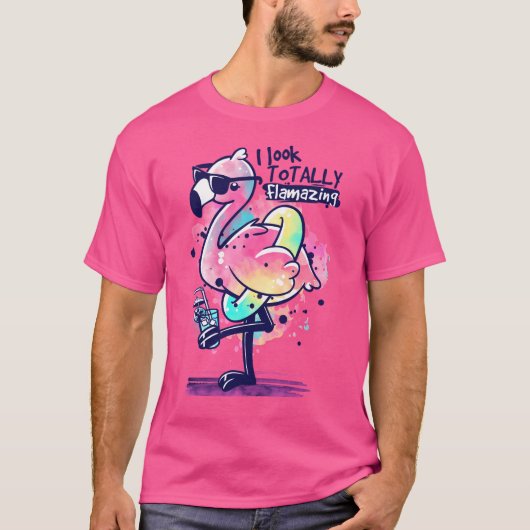 Flamazing Flamingo T-shirt (Voorkant)