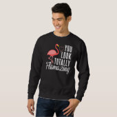 Flamazing Flamingo with Heart Trui (Voorkant volledig)