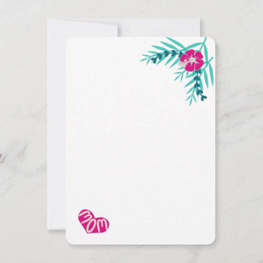 Flamazing Moederdag Kaart (Achterkant)