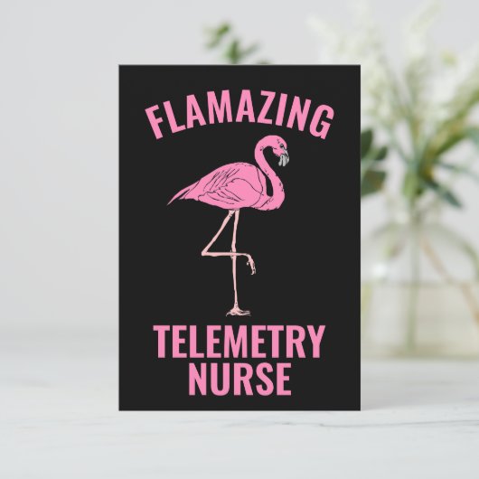 Flamazing Telemetry Verpleegster Kaart (Staand voorkant)