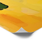 Flambeau bij Mardi Gras Parade Poster (Hoek)