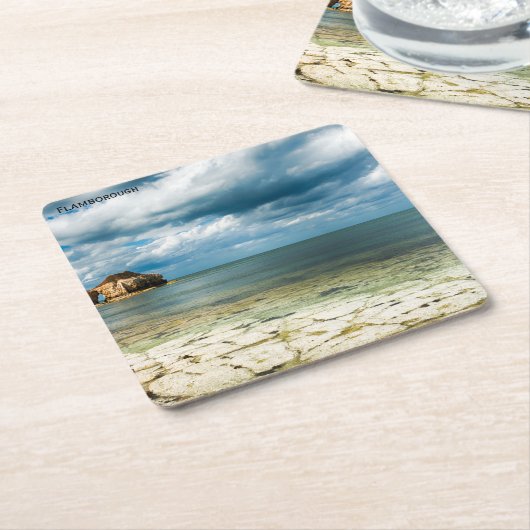 Flamborough Coast Kartonnen Onderzetters (Schuin)