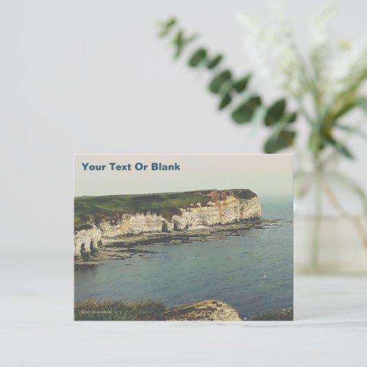 Flamborough Head Chalk Cliffs Briefkaart (Staand voorkant)
