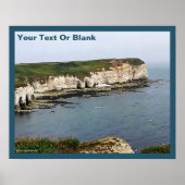 Flamborough Head Chalk Cliffs Poster (Voorkant)