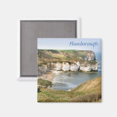 Flamborough in East Yorkshire souvenir foto Magneet (Voorkant / Achterkant)