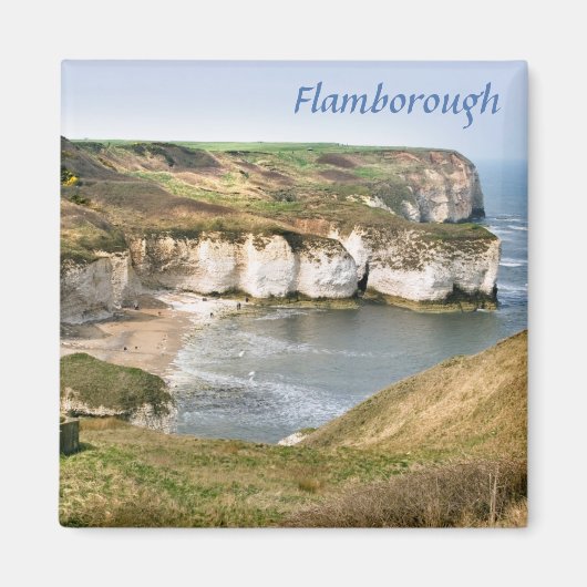 Flamborough in East Yorkshire souvenir foto Magneet (Voorkant)