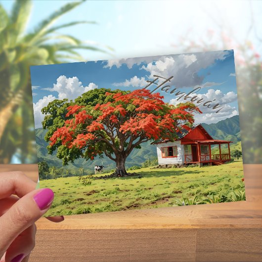 Flamboyán de Puerto Rico Briefkaart