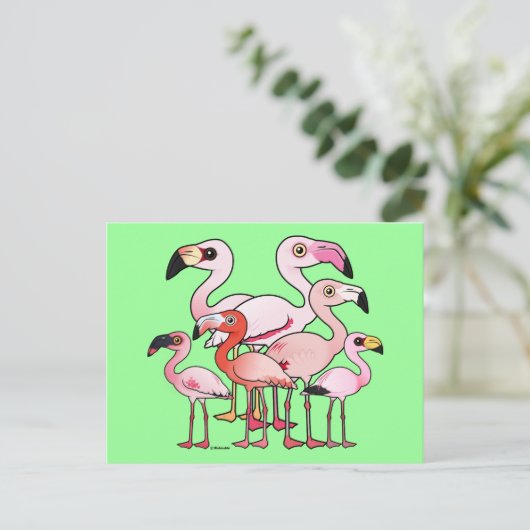 Flamboyance Briefkaart (Staand voorkant)